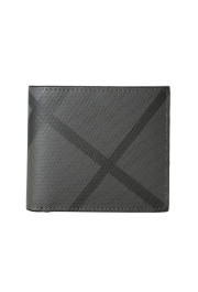 Burberry Men's Checkered Textured Leather Bifold Wallet