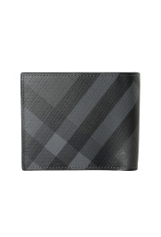 Burberry Men's Checkered Textured Leather Bifold Wallet: Picture 4