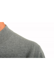 Hugo Boss Men's "Esilvio" Gray Wool 1/3 Zip Pullover Sweater: Picture 4