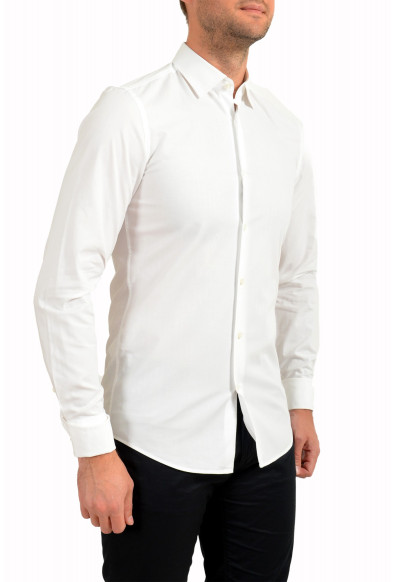 Hugo Boss Men's "Jacques" Slim Fit White Long Sleeve Dress Shirt: Picture 2