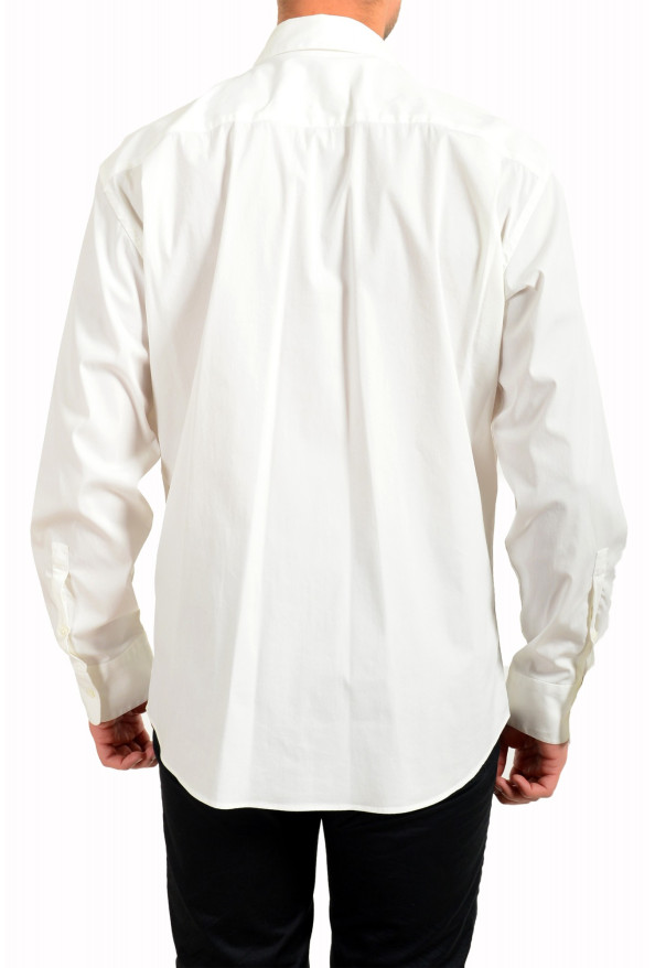 Versace Men's White Long Sleeve Button Down Casual Shirt : Picture 3