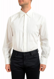 Versace Men's White Long Sleeve Button Down Casual Shirt : Picture 4