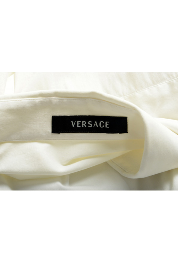 Versace Men's White Long Sleeve Button Down Casual Shirt : Picture 8