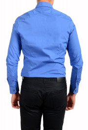 Roberto Cavalli Men's Royal Blue Long Sleeve Dress Shirt : Picture 6
