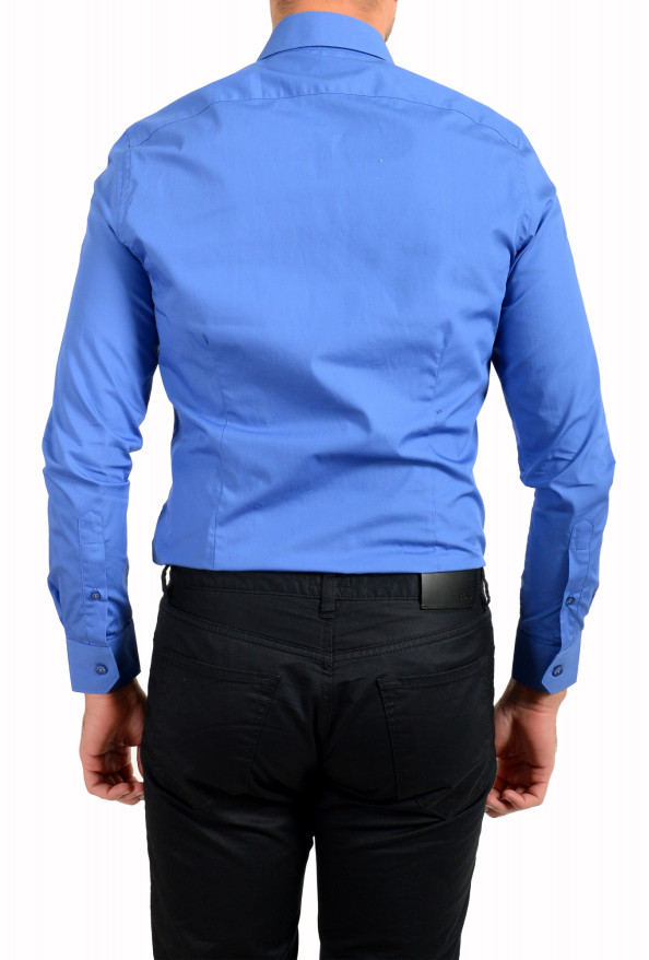 Roberto Cavalli Men's Royal Blue Long Sleeve Dress Shirt : Picture 6
