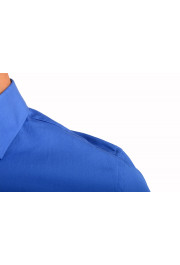 Roberto Cavalli Men's Royal Blue Long Sleeve Dress Shirt : Picture 7