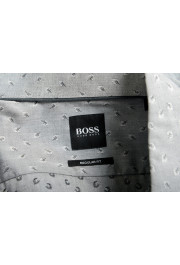 Hugo Boss Men's "Lukas_F" Gray Floral Print Long Sleeve Casual Shirt: Picture 8