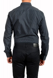 Hugo Boss Men's "Erriko" Gray Extra Slim Fit Geometric Print Dress Shirt: Picture 6