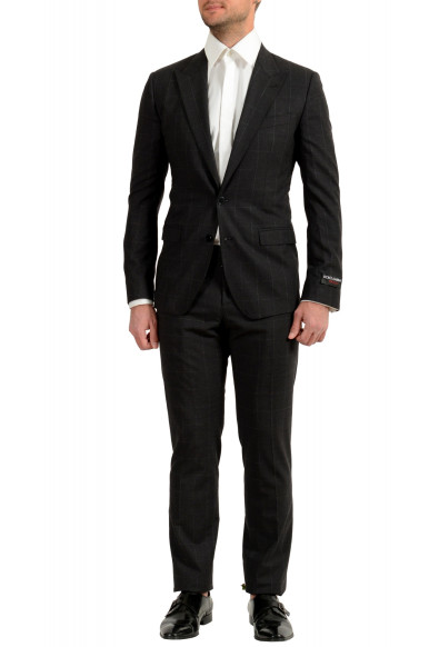Dolce & Gabbana Men's "Sicilia" Gray Plaid Wool Two Button Suit