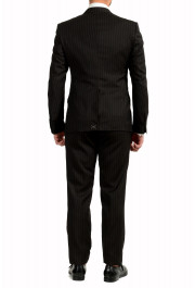 Dolce & Gabbana Men's "Martini" Black 100% Wool Striped Two Button Suit: Picture 3