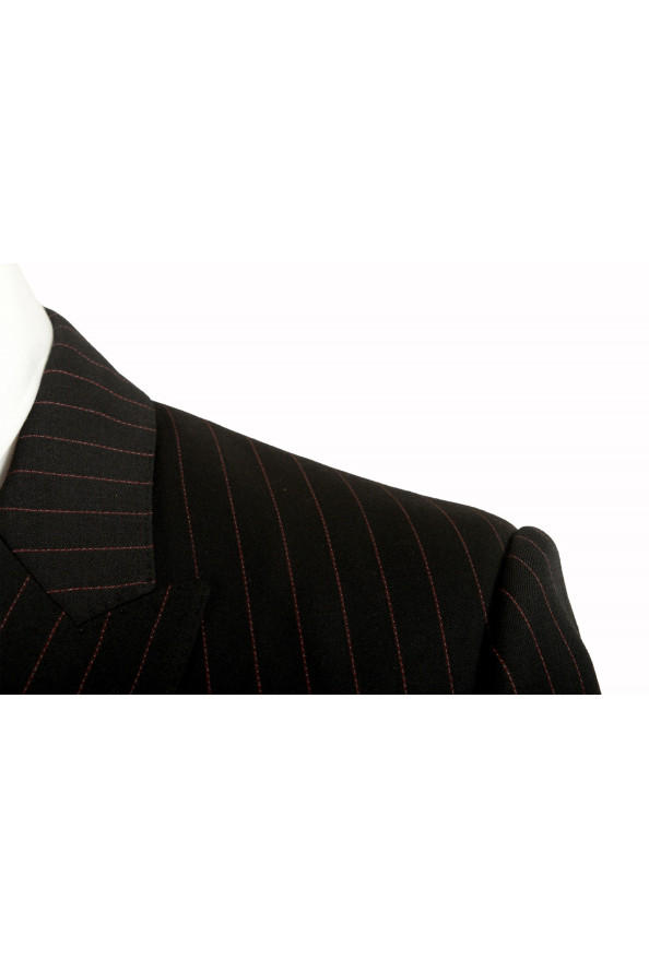 Dolce & Gabbana Men's "Martini" Black 100% Wool Striped Two Button Suit: Picture 7