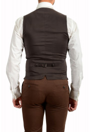 Dolce & Gabbana Men's Brown Two Button Three Piece Suit: Picture 10