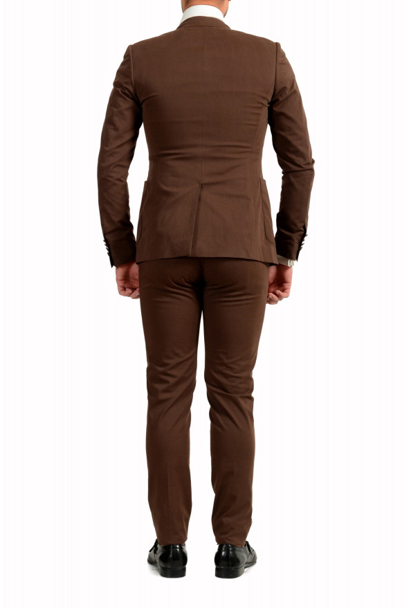 Dolce & Gabbana Men's Brown Two Button Three Piece Suit: Picture 3