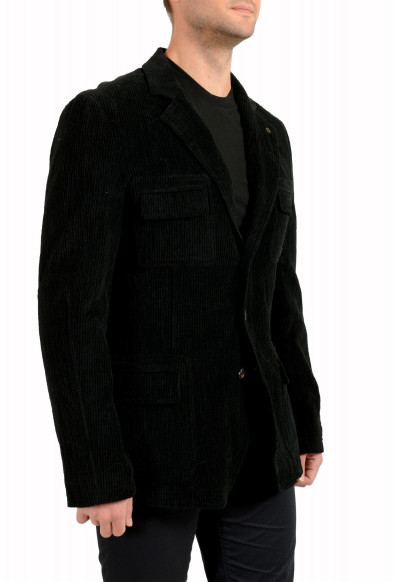 Dolce & Gabbana Men's Black Corduroy Three Button Blazer Sport Coat: Picture 2