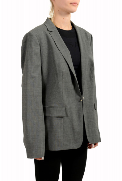 Hugo Boss Women's "Jaflink" Gray Wool One Button Blazer: Picture 2