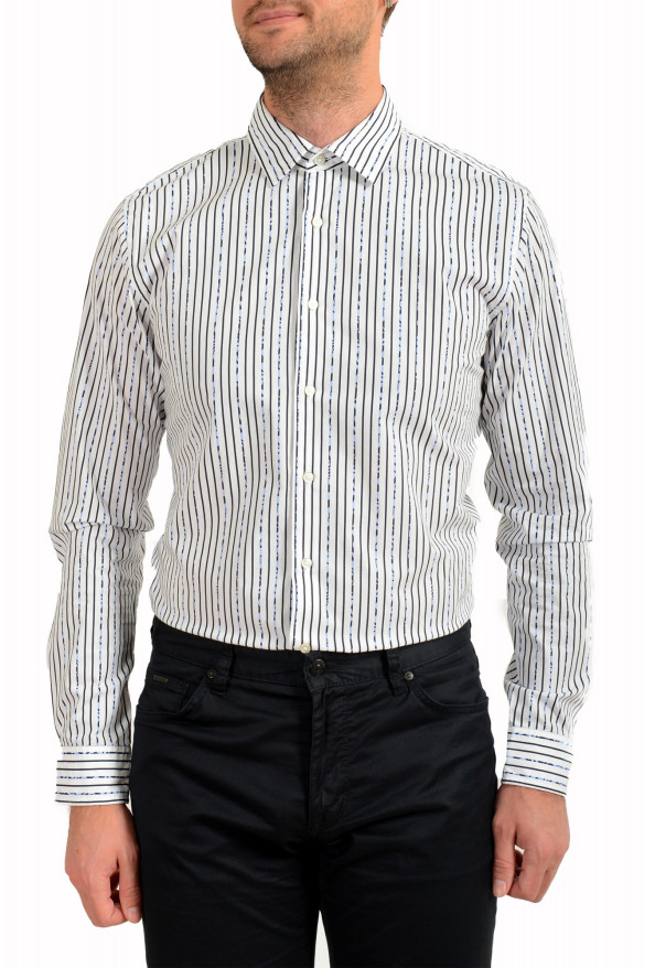 Hugo Boss Men's "Mypop_2" Slim Fit Striped Long Sleeve Casual Shirt: Picture 4