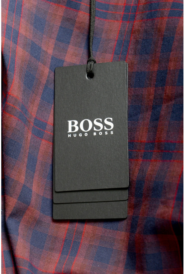 Hugo Boss Men's "Likas_53F" Regular Fit Plaid Long Sleeve Casual Shirt: Picture 8