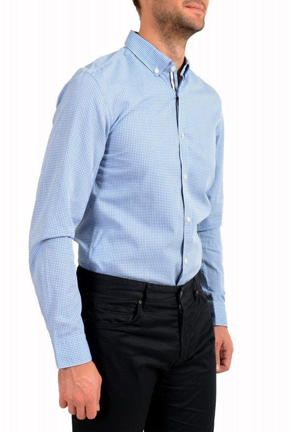 Hugo Boss Men's "Rikard_53" Slim Fit Multi-Color Plaid Long Sleeve Casual Shirt: Picture 5