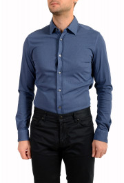 Hugo Boss Men's "Ronni" Slim Fit Geometric Print Long Sleeve Shirt: Picture 4