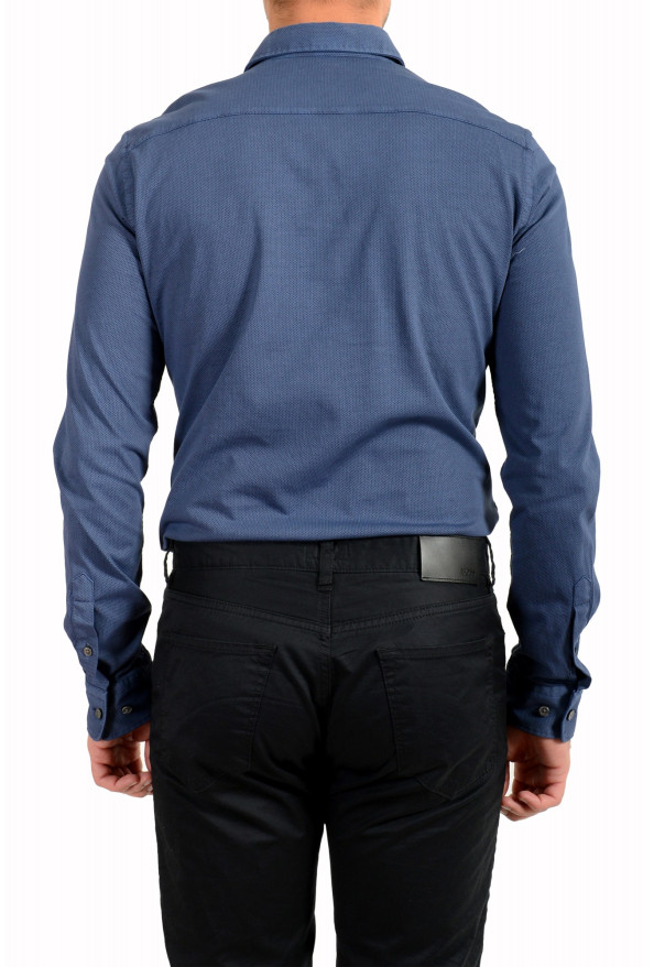 Hugo Boss Men's "Ronni" Slim Fit Geometric Print Long Sleeve Shirt: Picture 6