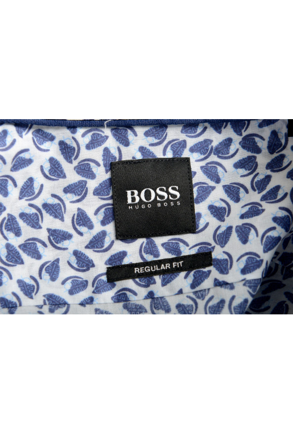 Hugo Boss Men's "Lukas_F" Regular Fit Floral Print Long Sleeve Shirt: Picture 9