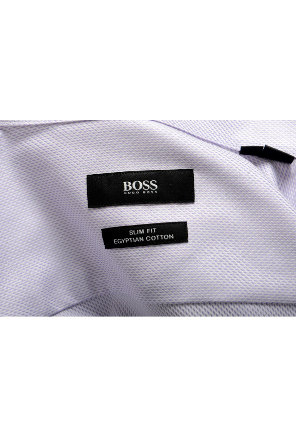 Hugo Boss Men's "Jason" Slim Geometric Print Long Sleeve Shirt: Picture 8