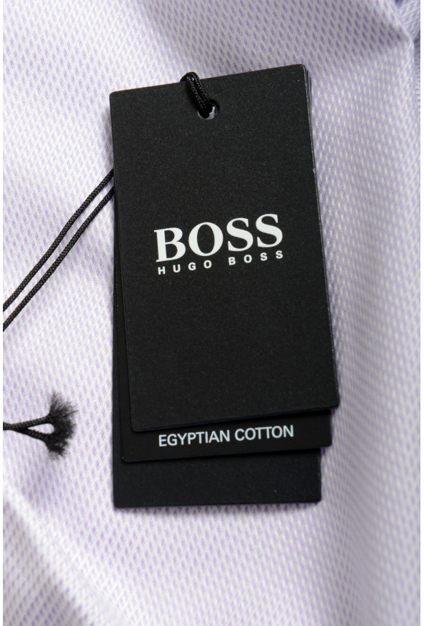 Hugo Boss Men's "Jason" Slim Geometric Print Long Sleeve Shirt: Picture 9