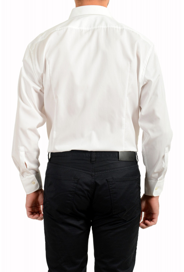 Hugo Boss Men's "Mark US" Sharp Fit White Long Sleeve Shirt: Picture 6
