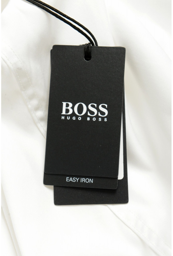 Hugo Boss Men's "Mark US" Sharp Fit White Long Sleeve Shirt: Picture 8
