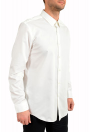 Hugo Boss Men's "Isko" Slim Fit White Long Sleeve Dress Shirt: Picture 2
