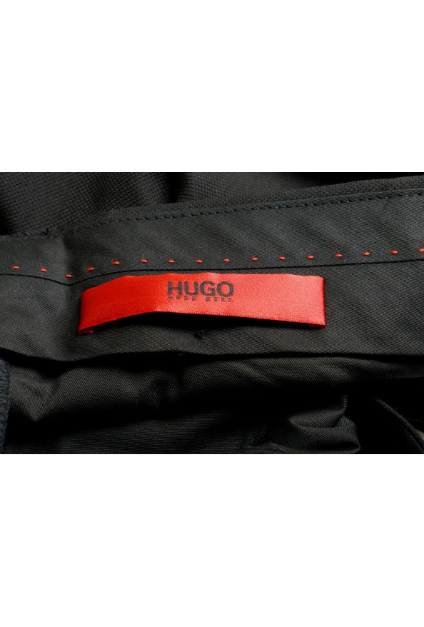 Hugo Boss Men's "Fatal191" Black 100% Wool Tuxedo Style Dress Pants: Picture 4