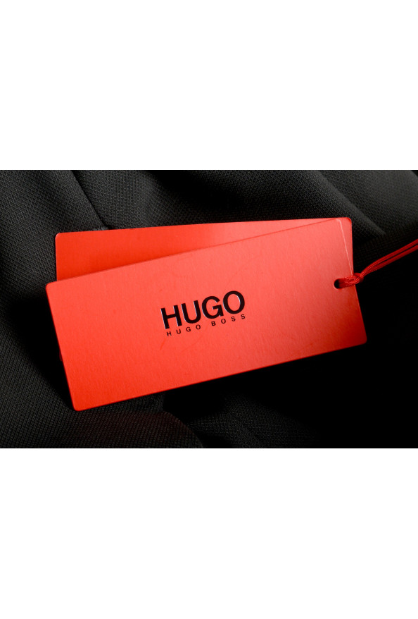 Hugo Boss Men's "Fatal191" Black 100% Wool Tuxedo Style Dress Pants: Picture 5