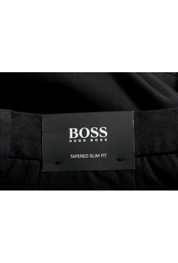 Hugo Boss Men's "Kaito1-Travel1" Black Tapered Slim Fit Casual Pants: Picture 5