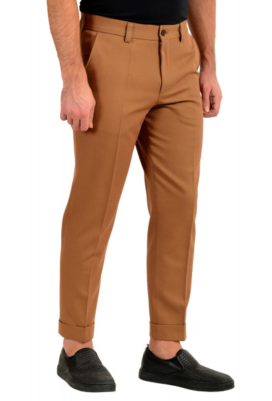 Hugo Boss Men's "Perin1" Brown Wool Casual Pants: Picture 2