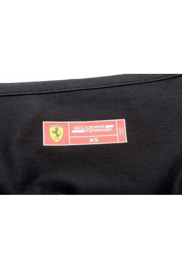 Scuderia Ferrari Women's Black "L/S CF Flag Print" Long Sleeve T-Shirt: Picture 5