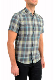 Hugo Boss Men's "Erodeo-Short" Short Sleeve Plaid Casual Shirt: Picture 2