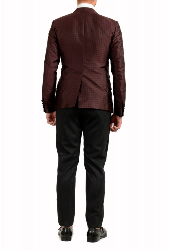 Dolce & Gabbana Men's Silk Wool Geometric Print Two Button Three Piece Suit: Picture 3