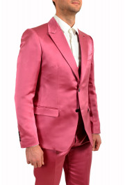 Dolce & Gabbana Men's 100% Silk Purple Two Button Three Piece Suit: Picture 5