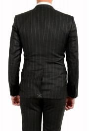 Dolce & Gabbana Men's "Gold" 100% Wool Striped Two Button Three Piece Suit: Picture 6