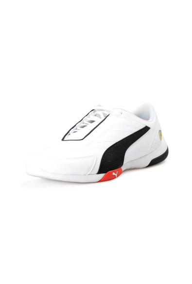Puma X Scuderia Ferrari "SF Kart Cat III" Black & White Leather Sneakers Shoes