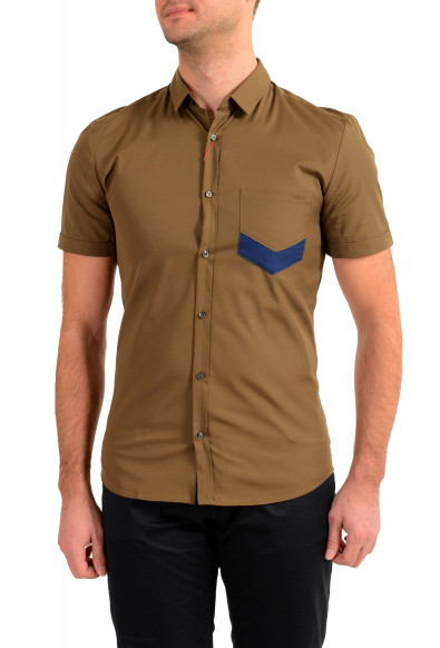 Hugo Boss Men's "Esker_LP1" Extra Slim Fit Short Sleeve Casual Shirt