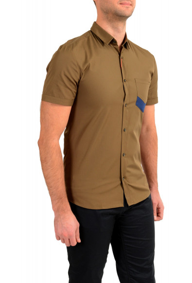 Hugo Boss Men's "Esker_LP1" Extra Slim Fit Short Sleeve Casual Shirt: Picture 2