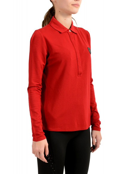 Scuderia Ferrari Women's Red Long Sleeve Polo Shirt: Picture 2