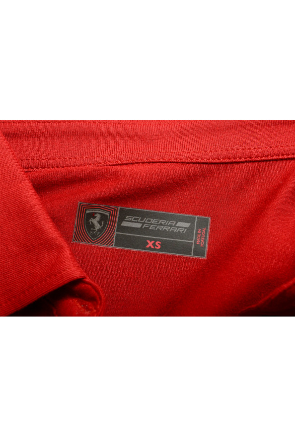 Scuderia Ferrari Women's Red Long Sleeve Polo Shirt: Picture 5