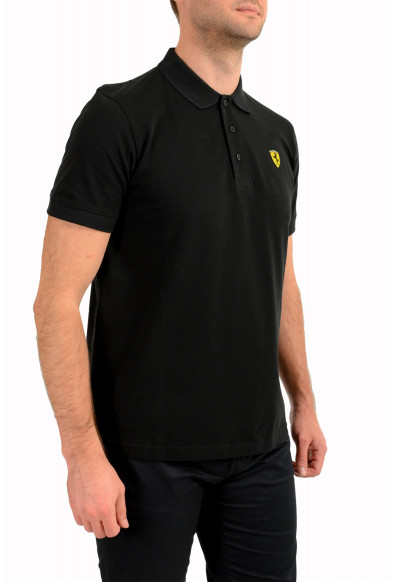 Scuderia Ferrari Men's Black "Piquet" Short Sleeve Polo Shirt: Picture 2