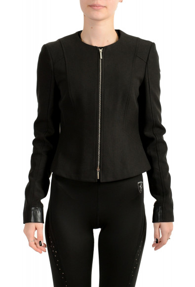 Hugo Boss Women's "Jaleta" Dark Gray Full Zip Blazer
