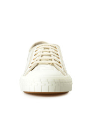 Fendi Men's "Domino" Ivory Jacquard FF Print Low Top Fashion Sneakers Shoes: Picture 5