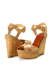Christian Louboutin Women's "ALMERIA" Leather Wedges Sandals Shoes : Picture 8