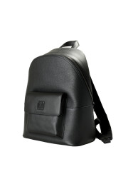 MCM Unisex Black Textured Leather Large Backpack Bag: Picture 3