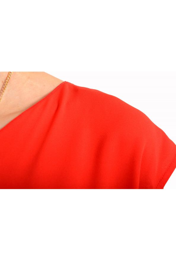 Hugo Boss Women's "Cilane-1" Red Sleeveless Blouse Top: Picture 4